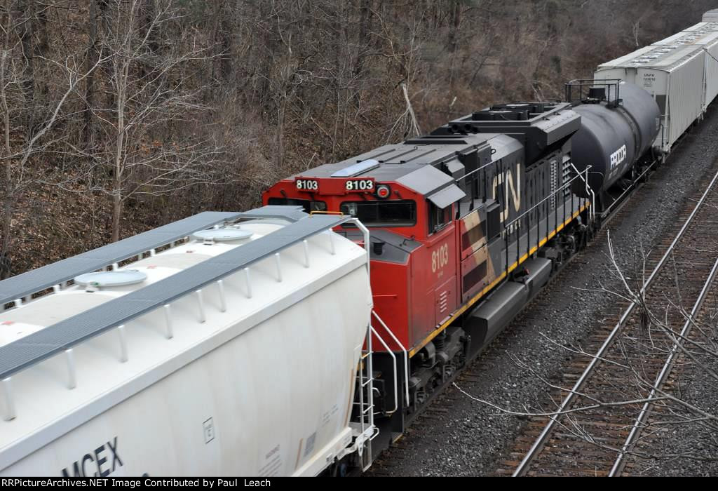 DPU on eastbound manifest